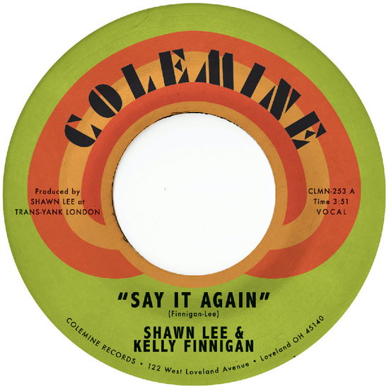 Shawn Lee & Kelly Finnigan - Say It Again / Harpsichord Rock - Import Vinyl 7 inch Single Record