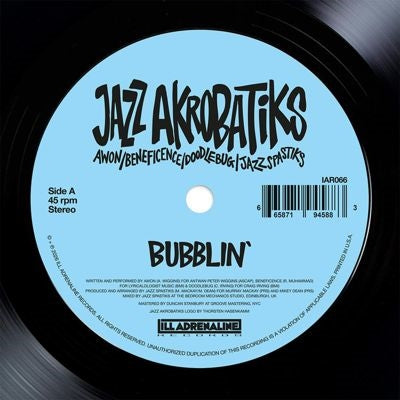 Jazz Akrobatiks - Bubblin - Import 7 inch Record