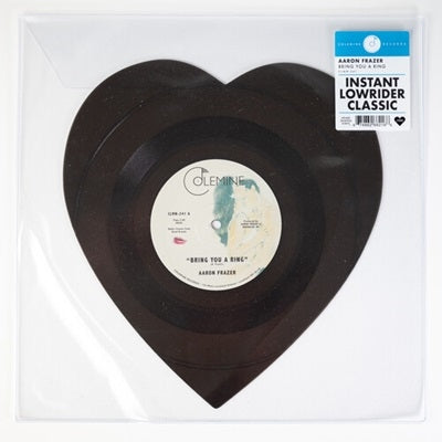 Aaron Frazer - Bring You A Ring/You Don'T Wanna Be My Baby - Import Heart Shaped Vinyl 7’ Single Record