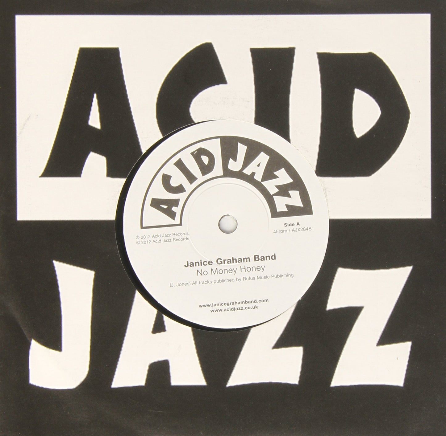 Janice Graham Band - No Money Honey - Import Vinyl 7 Inch Single Record