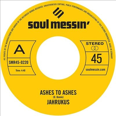 Jahrukus - Ashes to Ashes - Import 7’ Single Record
