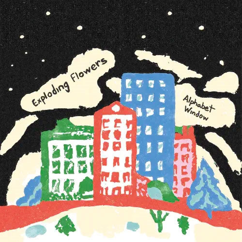 Exploding Flowers - Alphabet Window - Import Fluor Green Colored Vinyl LP Record