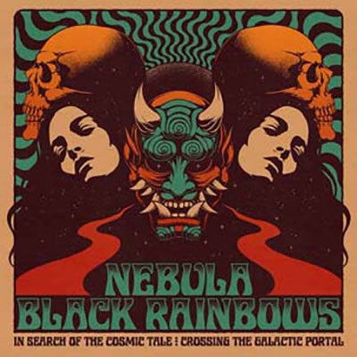 Nebula 、 Black Rainbows - In Search Of The Cosmic Tale: Crossing The Galactic Portal - Import 3 Colour Stripe Red/Blue/Orange Vinyl LP Record