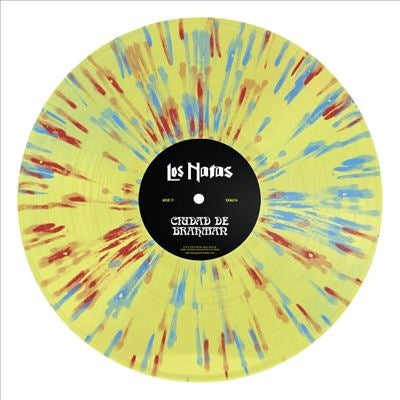 Los Natas - Ciudad De Brahman - Import Yellow Trans With Blue & Red Splatter Vinyl LP Record Limited Edition