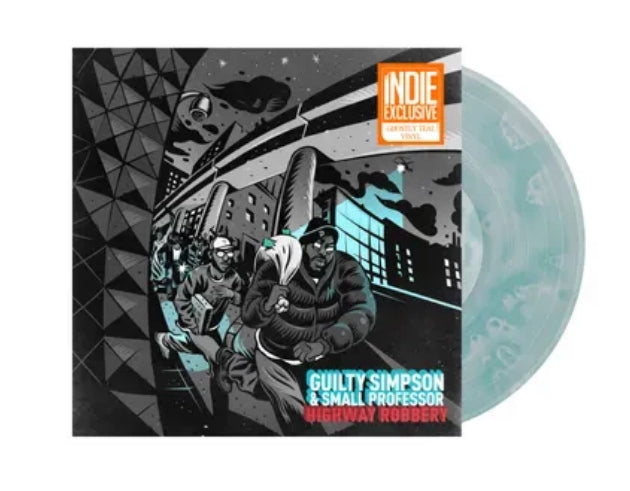 Guilty Simpson 、 Small Professor - Highway Robbery - Import Ghostly Teal Vinyl LP Record