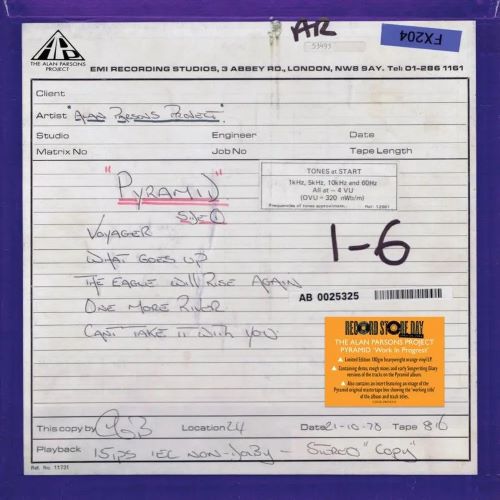 Alan Parsons Project - Pyramid: Work In Progress - Import Orange Vinyl, Limited, Indie-Exclusive LP Record