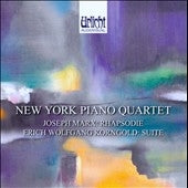 New York Piano Quartet - J.Marx: Piano Quartet in the Form of a Rhapsodie; E.W.Korngold: Suite for 2 Violins, Cello & Piano Left Hand - Import CD