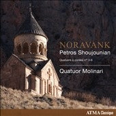 Morinaari String Quartet - Noravank - Petro Shoujounian: Quatuors a Cords No.3-No.6 - Import CD