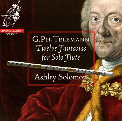 Telemann (1681-1767) - 12 Fantasies for Flute Solo : Ashley Solomon - Import CD