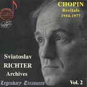Sviatoslav Richter - Richter Archives, Vol. 2 - Chopin Recitals (1954 - 1977) - Import CD