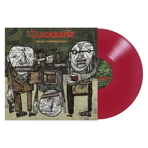 Quicksand - Manic Compression - Import Open Heart Red Vinyl LP Record