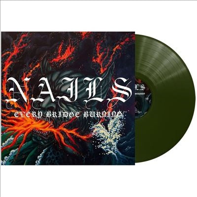 The Nails - Every Bridge Burning - Import Transparent Forest Green Vinyl LP Record Limited Edition