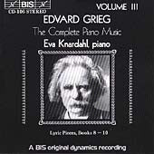 Eva Knardahl - Grieg: Complete Piano Music Vol 3 / Eva Knardahl - Import CD