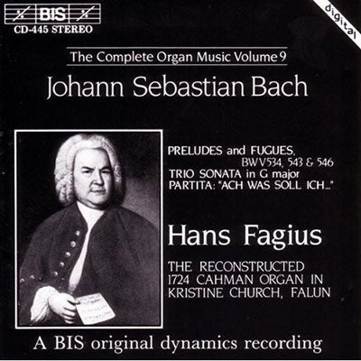 Hans Fagius - COMP ORGAN WORKS V9:BACH - Import CD