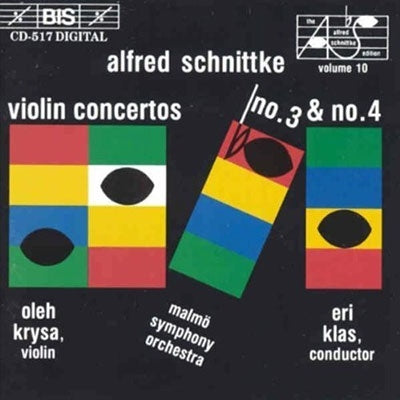KRYSA, KLAS, MALMO SO - VIOLIN CTO 3/4:SCHNITTKE - Import CD