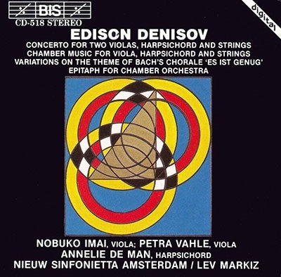 Denisov / Markis / Sinfonietta Amsterdam - Denisov: Concerto for 2 Violas, Harpsichord & Strings - Import CD