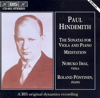 Berlin Philharmonic Wind Quintet - Hindemith: Sonatas for Viola & Piano - Import CD