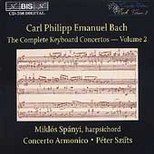 Bach, c.p.e. / Spanyi / Szuts - C.P.E. Bach: Complete Keyboard Concertos Vol 2 / Miklos Spanyi - Import CD