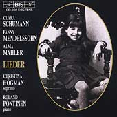 Schumann / Mendelssohn / Mahler / Hogman - Lieder Recital-Christina Hoegman - Import CD
