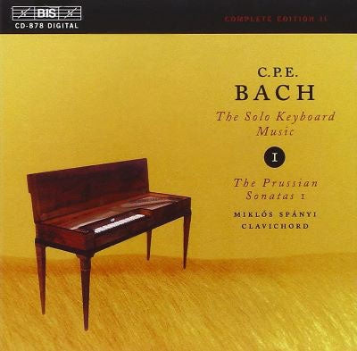 Miklos Spanyi - C.P.E. Bach: Solo Keyboard Music 1 - Import CD