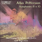 Segerstam, Leif, Norrkoeping Symphony Orchestra - Pettersson: Symphonies no 8 & 10 / Segerstam, Noorkoeping SO - Import CD