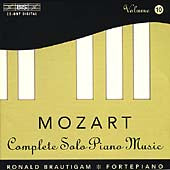 Ronald Brautigam - Mozart: Complete Solo Piano Music Vol 10 / Ronald Brautigam - Import CD