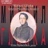 Glinka / Ryabchikov, victor - Glinka: Music for Piano Vol 2 / Victor Ryabchikov - Import CD