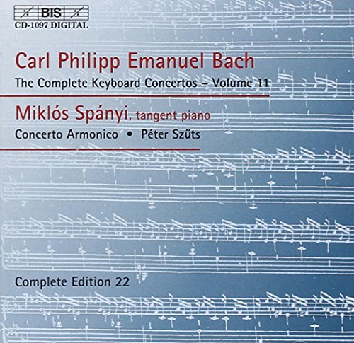 Bach, Carl Philipp Emanuel (1714-1788) - Keyboard Concertos Vol.11: Spanyi(Tangent Piano)szuts / Concerto Armonico - Import CD