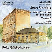 Sibelius / Grasbeck - Sibelius: Complete Youth Production for Solo Piano Vol 2 / Folke Graesbeck - Import CD