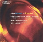 Nilsson / Hvoslef / Kaipainen / Sundkvist - From Equinox to Solstice / Racher Saxophone Quartet - Import CD