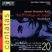 Masaaki Suzuki - Bach: Cantatas - Vol 20 / Bach Collegium Japan, Suzuki et al - Import CD