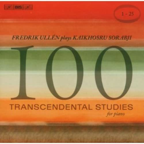 Sorabji (1892-1988) - Transcendental Studies Nos.1-25 : Fredrik Ullen(P) - Import CD