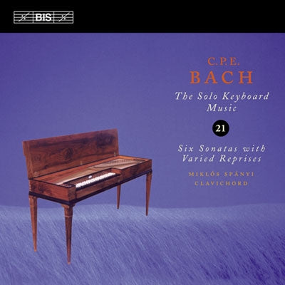 Miklos Spanyi - C.P.E.Bach: Solo Keyboard Music Vol.21 - Import CD