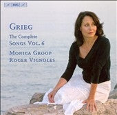 Groopvignoles - Grieg: The Complete Songs Vol.6 -Norway Op.58, Nine Romances & Songs Op.18, Elegiac Songs Op.59, etc / Monica Groop(Ms), Roger Vignoles(p) - Import CD