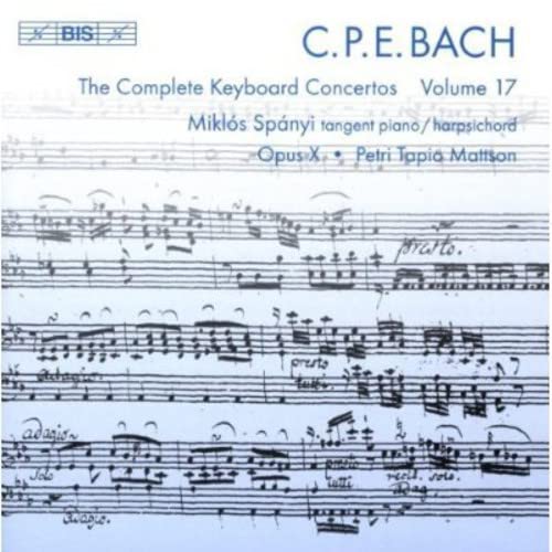 Bach, Carl Philipp Emanuel (1714-1788) - Keyboard Concertos Vol.17: Spanyi(Tangent P, Cemb)Mattson / Opus X - Import CD