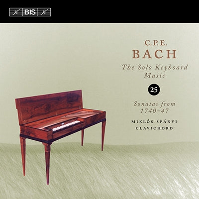 Miklos Spanyi - C.P.E.Bach: Solo Keybord Music Vol.25 - Import CD