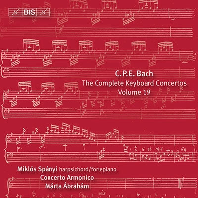 Miklos Spanyi - C.P.E.Bach: Complete Keyboard Concertos Vol.19 - Import CD