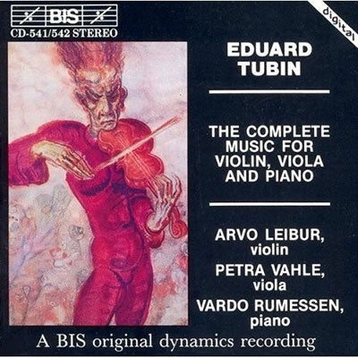 LEIBUR, VAHLE, RUMESSEN - COMP WORKS FOR VIOLIN.VIOLA&PIANO:TUBIN - Import 2 CD