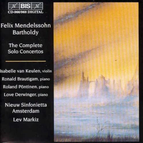 Mendelssohn (1809-1847) - Comp.concertos: V / A - Import 4 CD