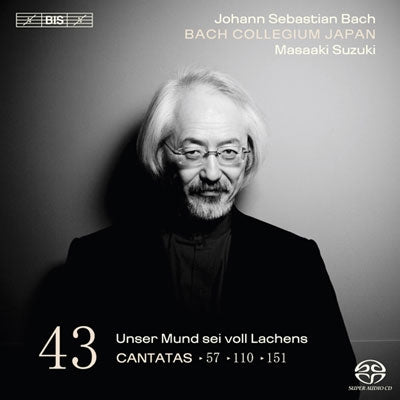 Masaaki Suzuki - J.S.Bach: Cantatas Vol.43 - Susser Trost, Mein Jesus Kommt, BWV.151, Selig ist der Mann BWV.57, etc / Masaaki Suzuki, Bach Collegium Japan, Hana Blazikova, etc - Import SACD Hybrid