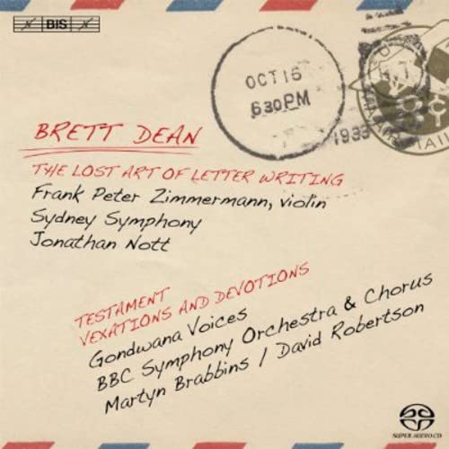 Dean, Brett (1961- ) - Violin Concerto, etc : F.P.Zimmermann(Vn)Nott / Sydney Symphony Orchestra, etc (Hybrid) - Import SACD Hybrid