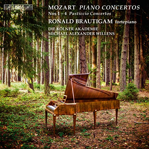 Mozart (1756-1791) - Piano Concertos Nos.1, 2, 3, 4 : Ronald Brautigam(Fp)Willens / Kolner Akademie (Hybrid) - Import SACD Hybrid