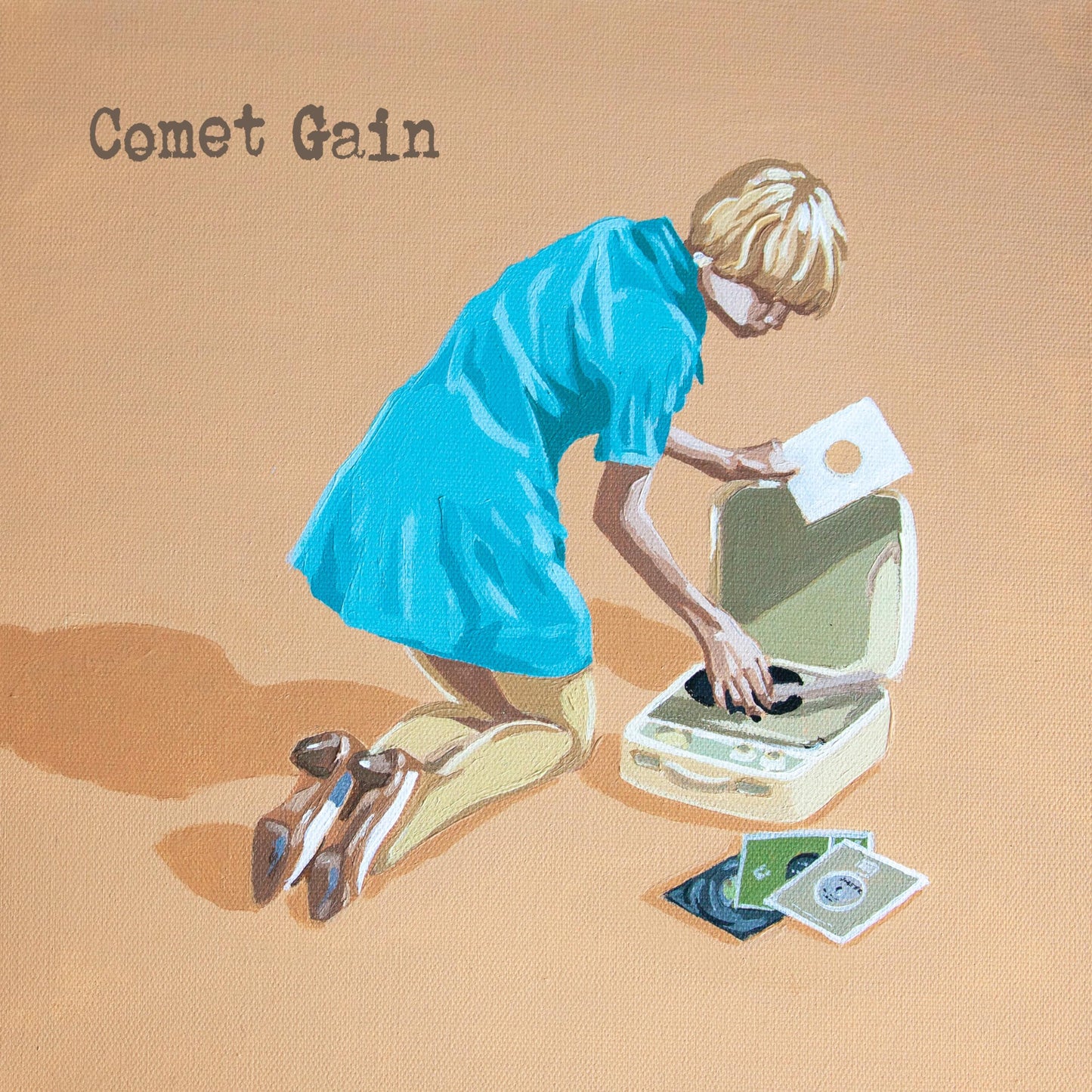 Comet Gain - Only Happy When I'M Sad/ Dreams Of A Working Girl - Import 7inch Shingle Record