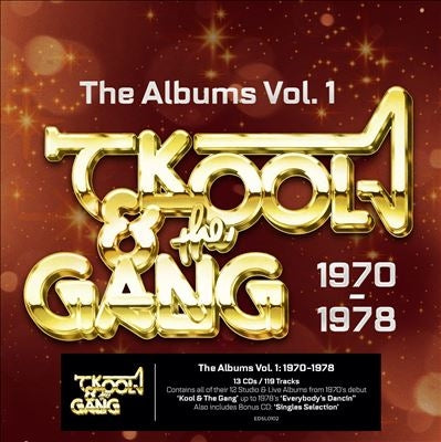 Kool & The Gang - The Albums, Vol. 1: 1970-1978 - Import 13 CD Box Set