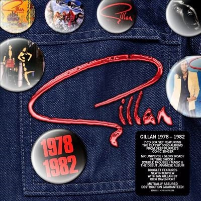 Gillan - 1978 -1982 - Import 7 CD Box Set Bonus Track