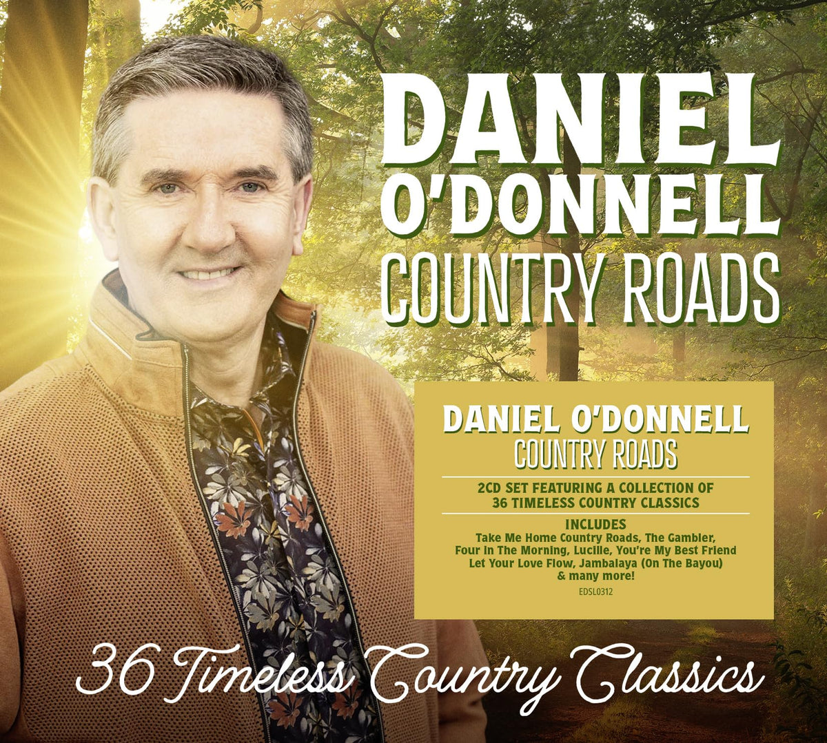 Daniel O'Donnell - Country Roads - Import 2 CD Digipak