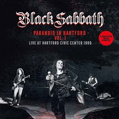 Black Sabbath - Paranoid In Hartford Vol.1 - Fm Broadcast Civic Center 1980 - Import Red Vinyl LP Record Limited Edition