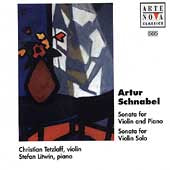 Stefan Litwin, Christian Tetzlaff - Schnabel: Violin Sonatas :Christian Tetzlaff(vn)/Stefan Litwin(p) - Import CD