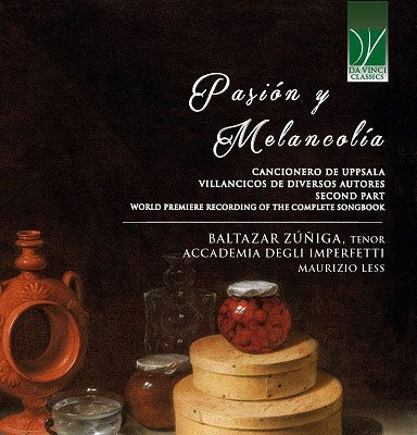 Baltazar Zuniga - Cancionero De Upsala Second Part - Pasion Y Melancolia - Import CD