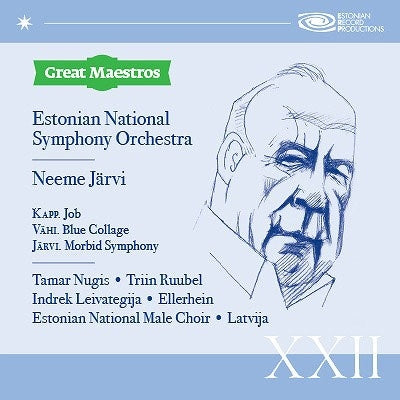 Neeme Jarvi - Artur Kapp Highlights from Job, Peeter Vahi Blue Collage, Madis Jarvi Morbid Symphony : Neeme Jarvi / Estonian National Symphony Orchestra - Import CD Limited Edition